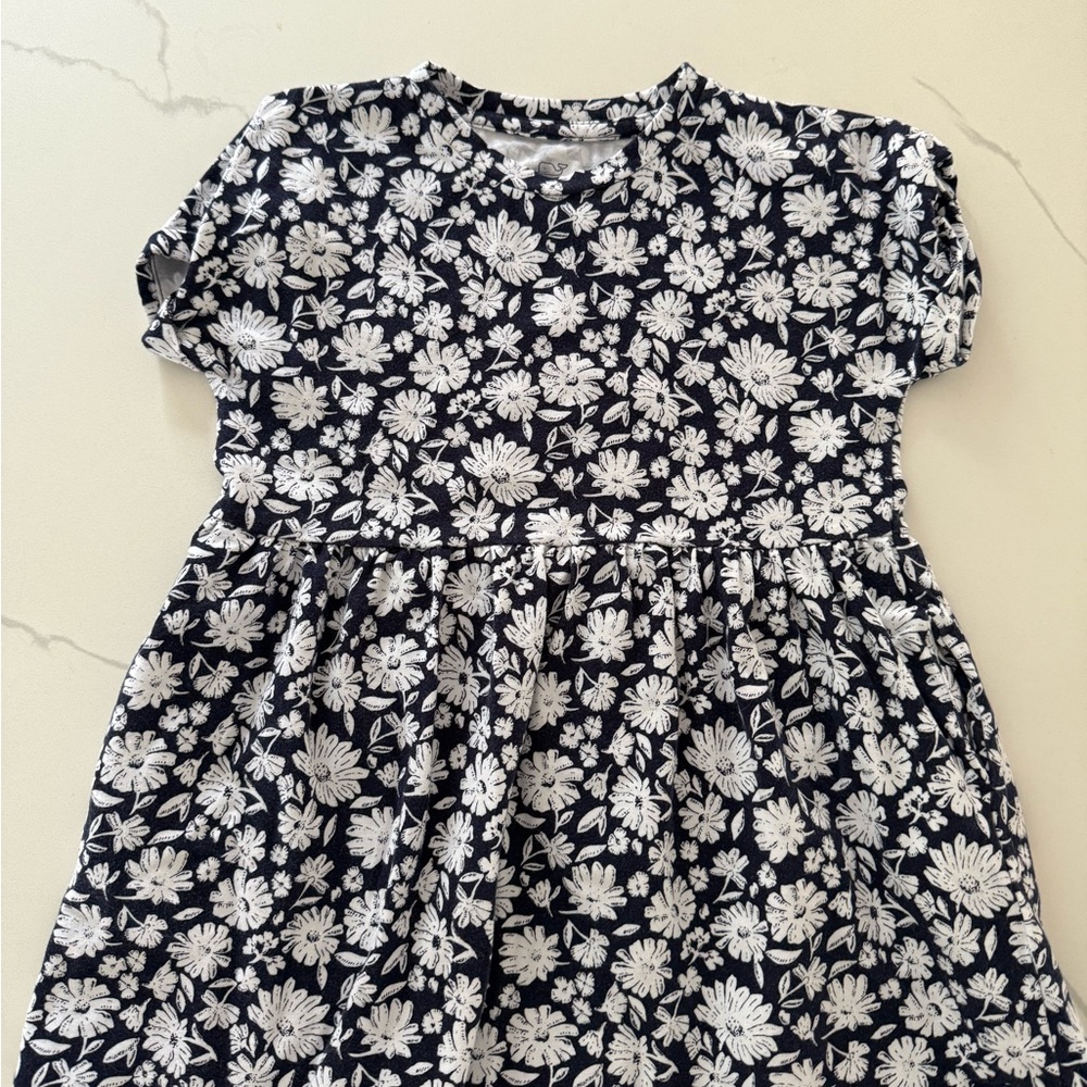 Vineyard Vines Navy and White Floral Sundress
